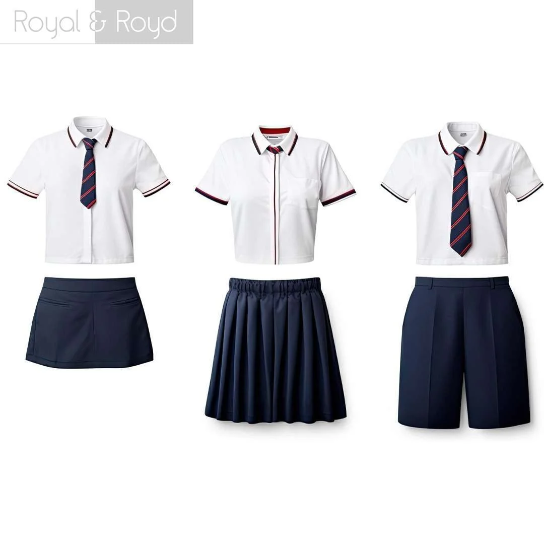 School Uniform Plaid Set